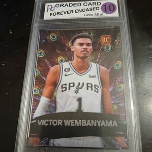 Victor Wembanyama Rookie Limited Edition Skins Series 1 of 1000 Gem Mint 10